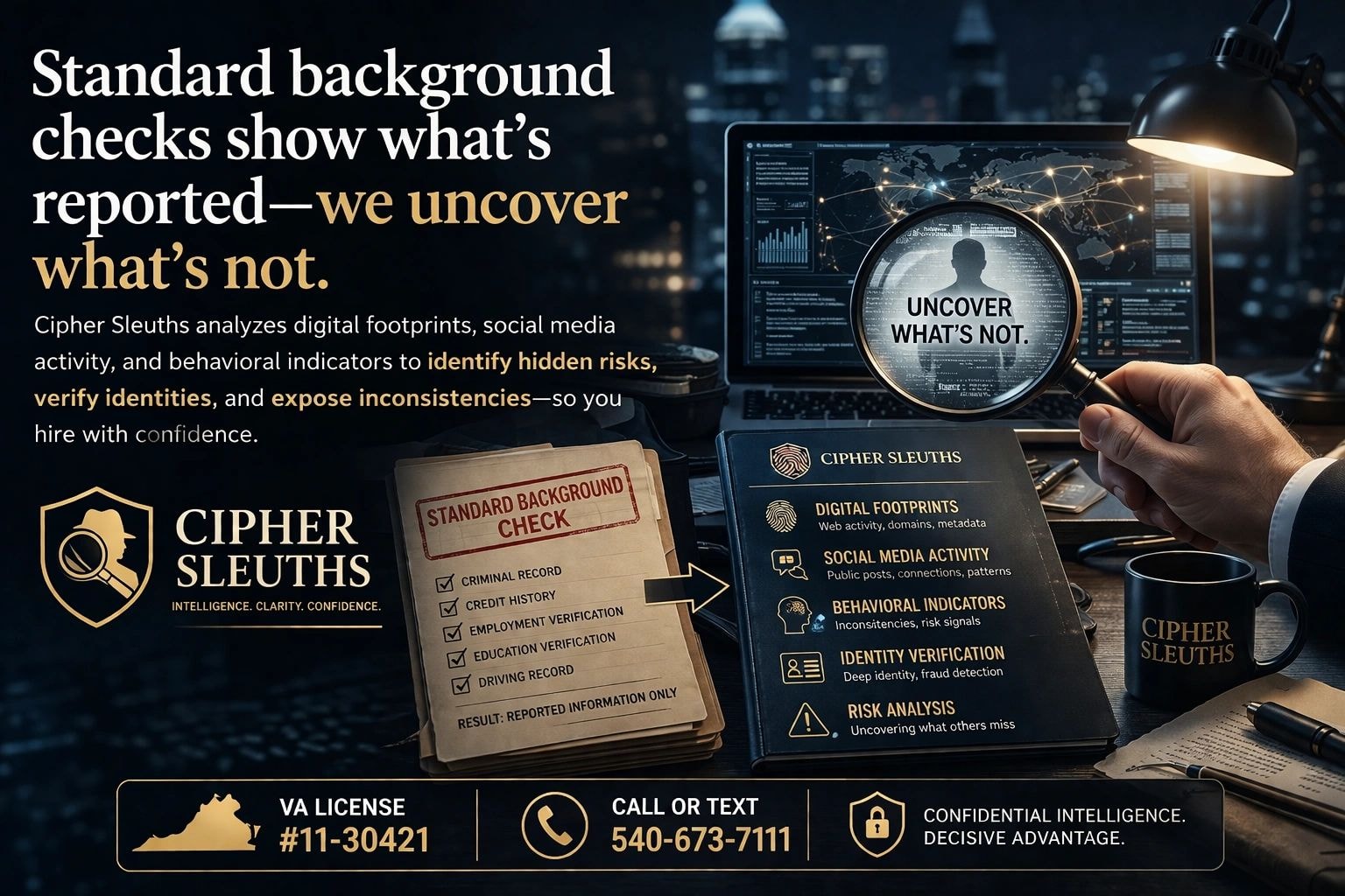 Background verification — uncover what standard checks miss